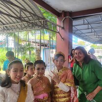 Me with some particpants